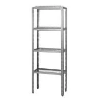 Стеллаж для сушки посуды ССПн 1600x600x300 «Norma Inox» (сетки «стаканы» 4 шт.)